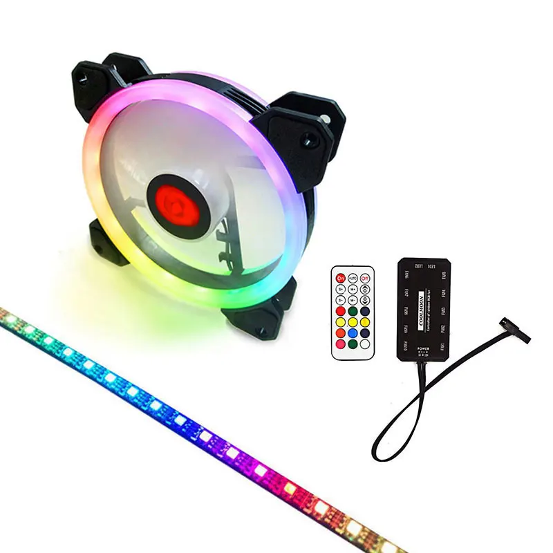 Охлаждающий вентилятор RGB Aurora, 120 мм, 6 контактов, контроллер RGB, светодиодное кольцо для компьютера, Водяной охладитель, регулируемый цветной...
Охлаждающий вентилятор RGB Aurora, 120 мм, 6 контактов, контроллер RGB, светодиодное кольцо для компьютера, Водяной охладитель, регулируемый цветной...
