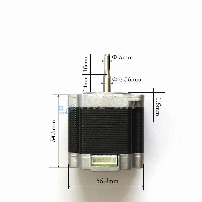 Free shipping 2 phase 4 wire 6 engraving machine 57 step motor 1.4N.m | Обустройство дома