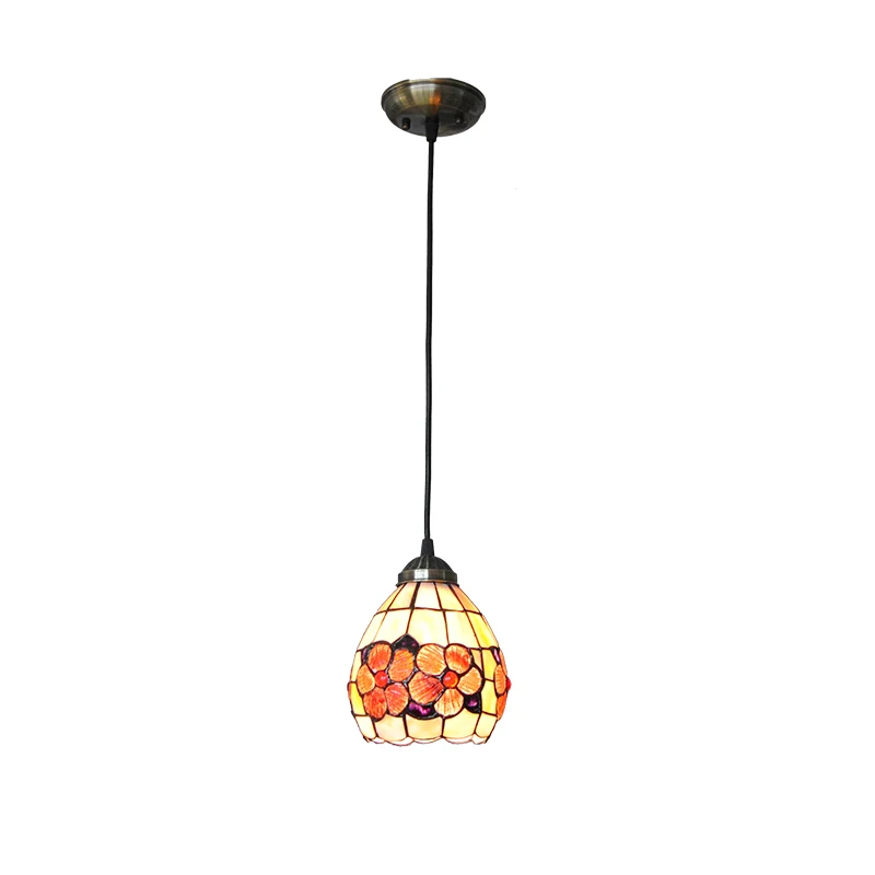 Modern Flower Pattern Pendant Lights 5 Inch Vintage Creative Stained Shell Bar Restaurant Kitchen Suspension Lamp Fixtures PL756
Modern Flower Pattern Pendant Lights 5 Inch Vintage Creative Stained Shell Bar Restaurant Kitchen Suspension Lamp Fixtures PL756
