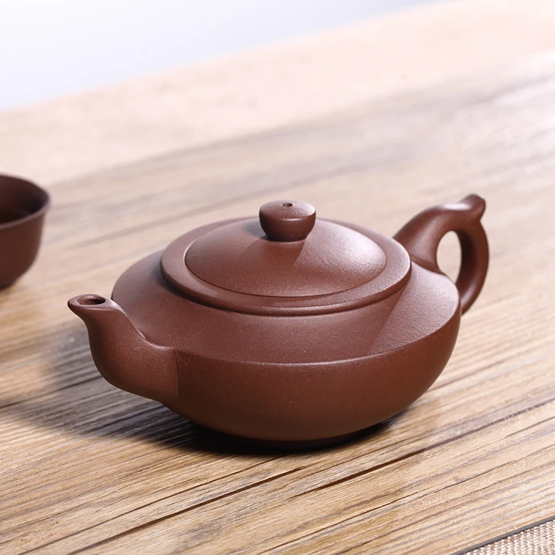 

200ml Authentic Chinese Yixing Purple Clay Teapots Kungfu zisha Tea pot Famous Handmade Retro Teaware set For Gift Safe Package