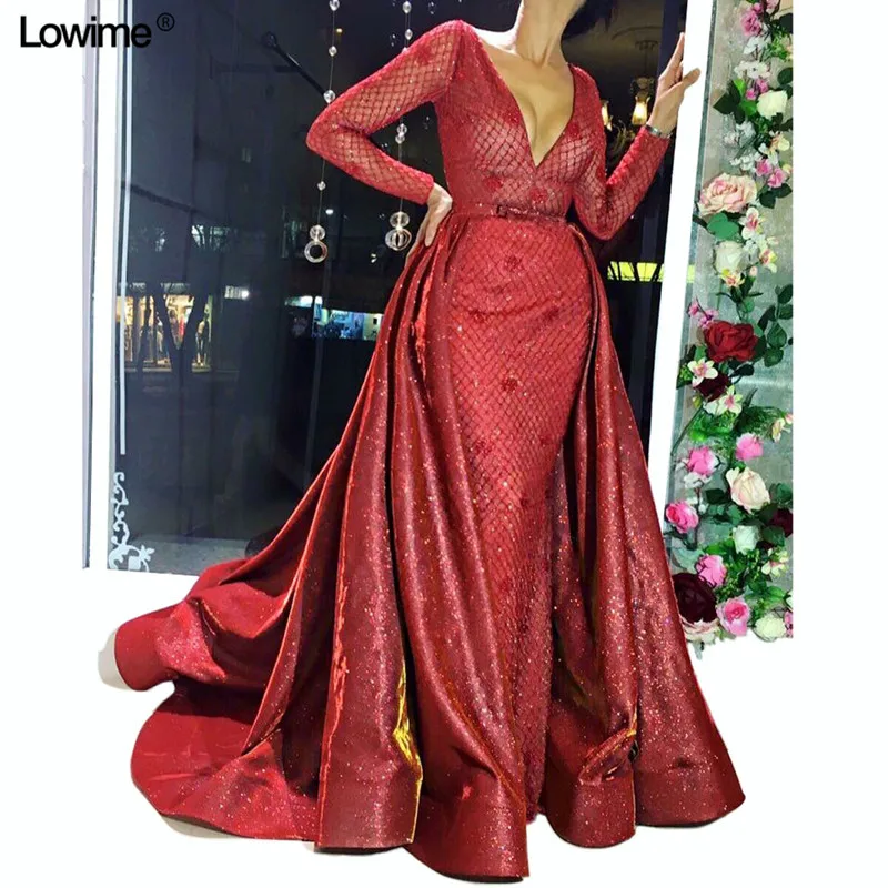 Sexy Mermaid Formal Evening Prom Party Dress Dubai Turkish Arabic Evening Gowns Dresses With Removable Train Abendkleider 2018
Sexy Mermaid Formal Evening Prom Party Dress Dubai Turkish Arabic Evening Gowns Dresses With Removable Train Abendkleider 2018