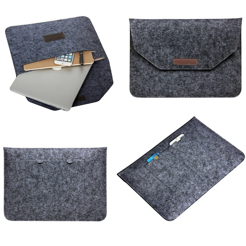 Soft Wool Felt Laptop Bag Case for Coque Macbook Air 13 Pro Retina 13 15 Slim Anti-scratch Laptop Sleeve Cover for 13.3 15.4 "
Soft Wool Felt Laptop Bag Case for Coque Macbook Air 13 Pro Retina 13 15 Slim Anti-scratch Laptop Sleeve Cover for 13.3 15.4 "