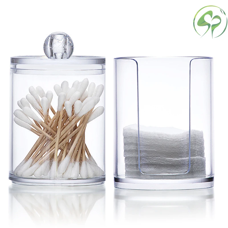 Plastic Transparent Round Portable Container Makeup Storage Box Cotton & Pad Box Cosmetics Swab Holder
Plastic Transparent Round Portable Container Makeup Storage Box Cotton & Pad Box Cosmetics Swab Holder