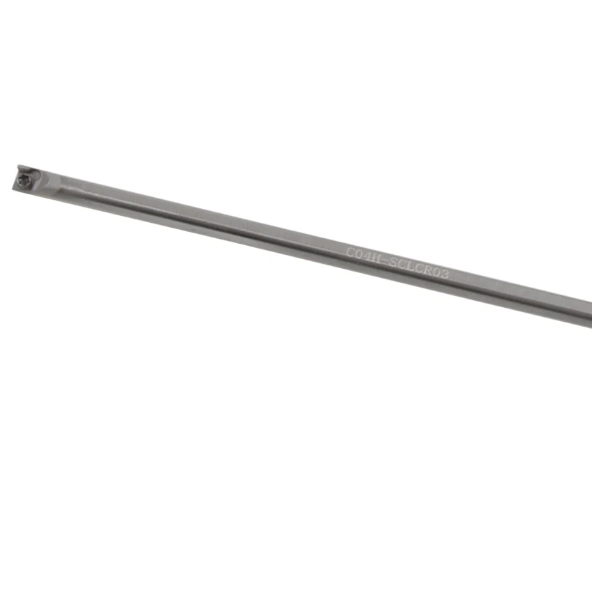 C04H-SCLCR03,carbide turning tool holder diameter 4mm length 100mm use tungsten insert CCGT030102L-F TN60
C04H-SCLCR03,carbide turning tool holder diameter 4mm length 100mm use tungsten insert CCGT030102L-F TN60