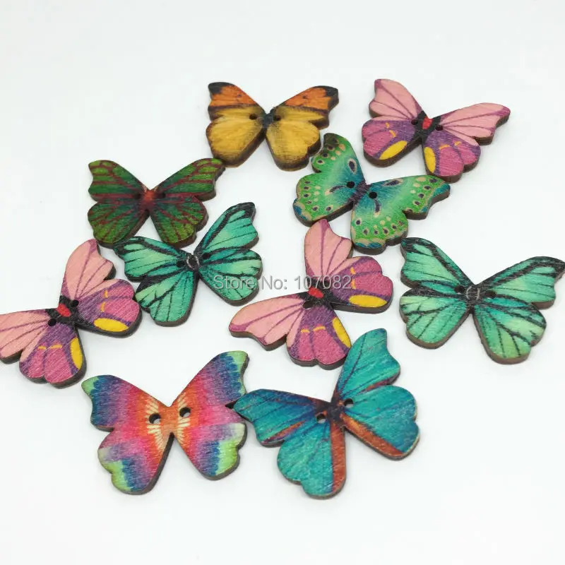 300pcs Butterfly Printed Wooden Buttons 30x20mm 2 Holes Button Embellishment Scrapbooking Cardmaking
300pcs Butterfly Printed Wooden Buttons 30x20mm 2 Holes Button Embellishment Scrapbooking Cardmaking