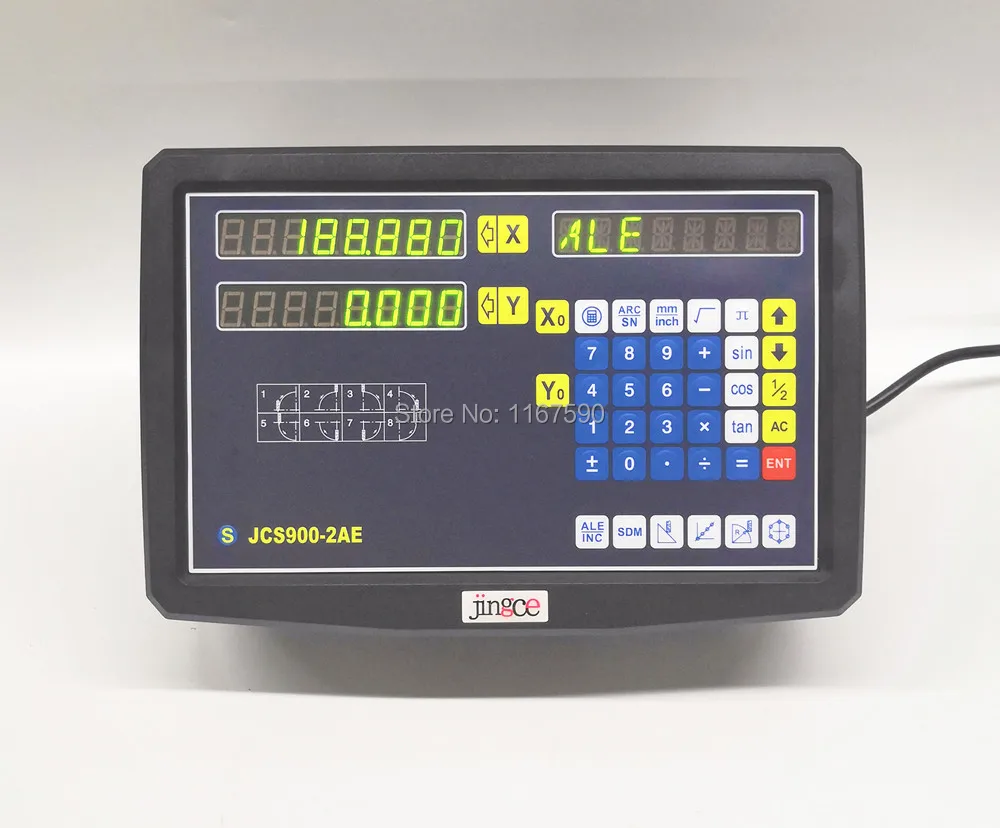 2-осевая цифровая индикация JCS900 + линейные весы 400 мм * 750 | Инструменты