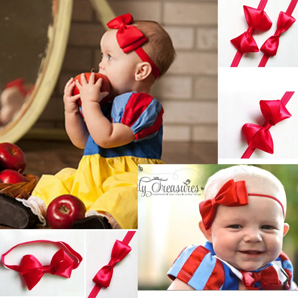 20pcs/lot New European and American children's hair band Snow White large red bow hair rope Baby headband CF348
20pcs/lot New European and American children's hair band Snow White large red bow hair rope Baby headband CF348