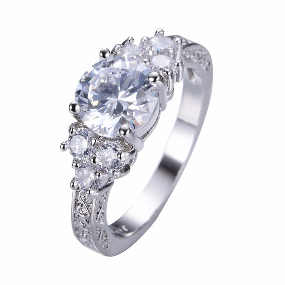 HOMOD New Fashion Rings Show Elegant Temperament Jewelry Womens Girls White Silver Color Filled Wedding Ring
HOMOD New Fashion Rings Show Elegant Temperament Jewelry Womens Girls White Silver Color Filled Wedding Ring