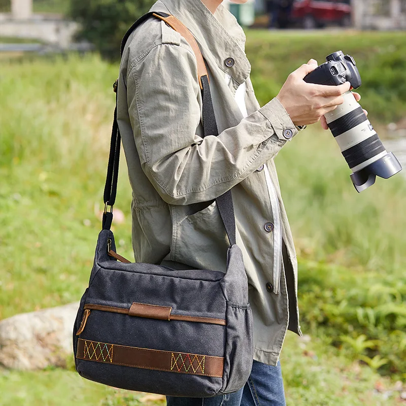 DSLR Camera Bag Fashion Canvas Shoulder Bag Camera Case For Canon Nikon Sony Lens Pouch Bag Waterproof Photography Photo Bag
DSLR Camera Bag Fashion Canvas Shoulder Bag Camera Case For Canon Nikon Sony Lens Pouch Bag Waterproof Photography Photo Bag