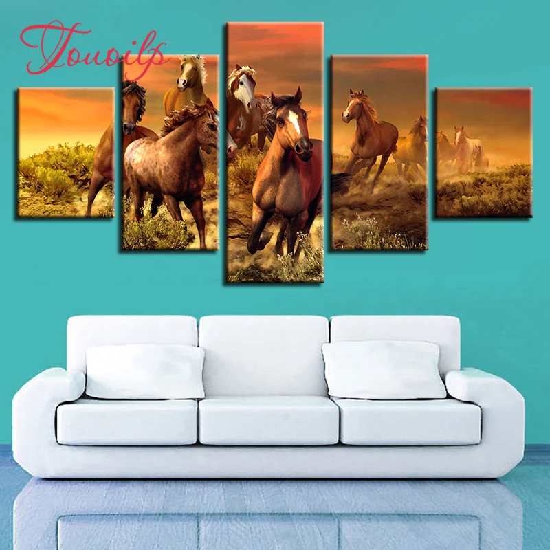 5D DIY Full Square&round 5pcs Animal Horse 5d Diamond Painting Combination diamond Embroidery Mosaic Home Decor painting
5D DIY Full Square&round 5pcs Animal Horse 5d Diamond Painting Combination diamond Embroidery Mosaic Home Decor painting
