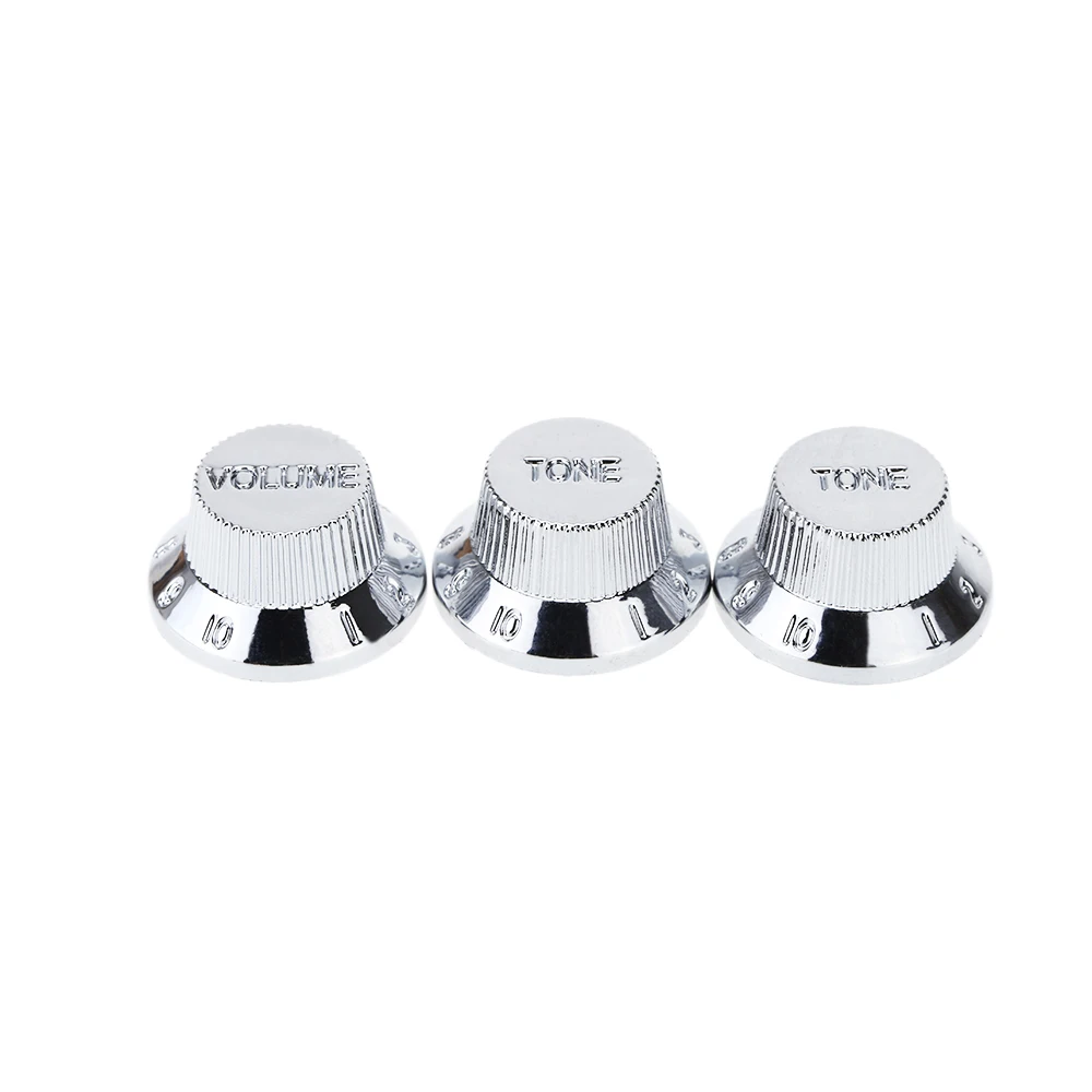 A Set Of Guitar Plastic Chrome-plated Pickup Cover Volume Tone Knob Switch Tip Set For Guitar Accessories Parts
A Set Of Guitar Plastic Chrome-plated Pickup Cover Volume Tone Knob Switch Tip Set For Guitar Accessories Parts