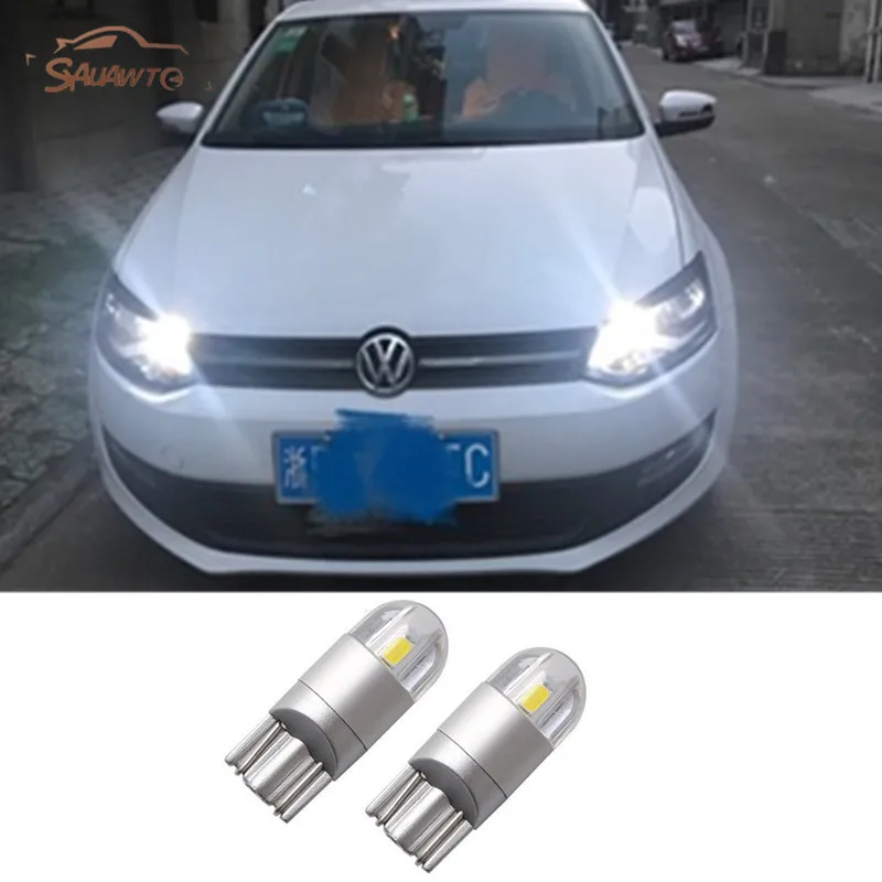 2x T10 194 168 W5W светодиодный льные светодиодные лампы внутренняя лампа для Volkswagen VW Polo