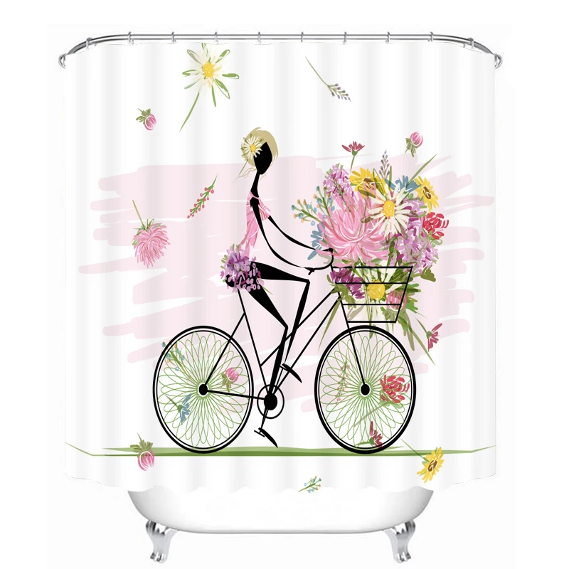 MYRU 3D Print Waterproof Bicycle Shower Curtains Bath Products Bathroom Decor with Hooks
MYRU 3D Print Waterproof Bicycle Shower Curtains Bath Products Bathroom Decor with Hooks