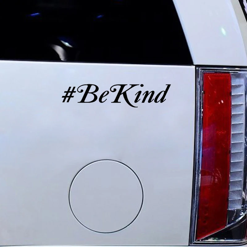 QYPF 16.7CM*3.6CM Funny BE KIND Vinyl Motorcycle Car Sticker Decal Black Silver Decoration C15-2133
QYPF 16.7CM*3.6CM Funny BE KIND Vinyl Motorcycle Car Sticker Decal Black Silver Decoration C15-2133