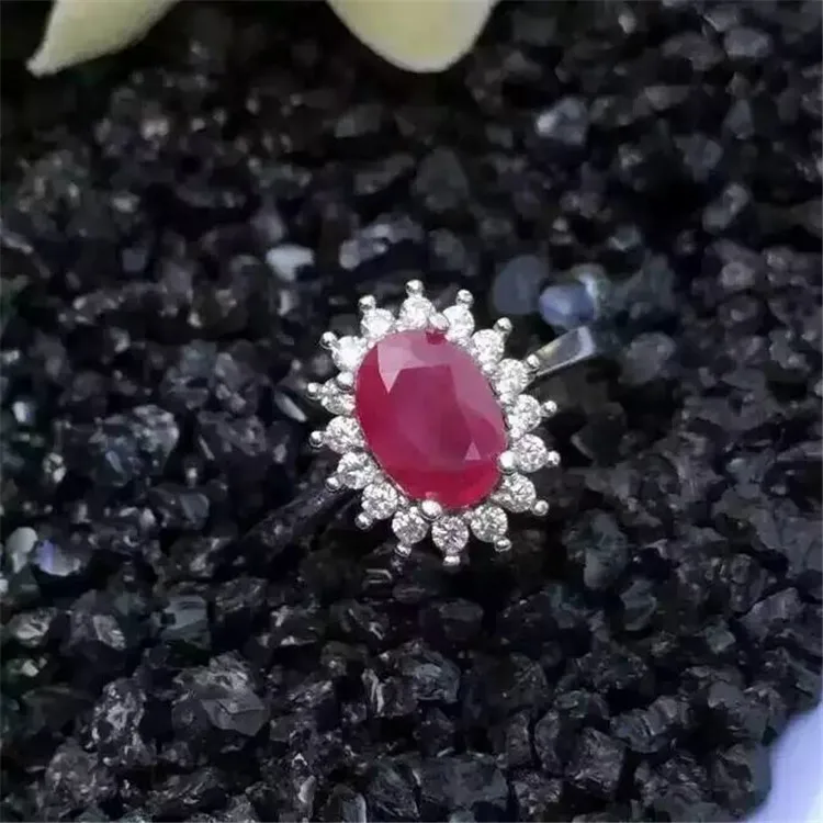 KJJEAXCMY fine jewelry 925 pure silver inlaid natural ruby lady sunflower ring simple water drop
KJJEAXCMY fine jewelry 925 pure silver inlaid natural ruby lady sunflower ring simple water drop