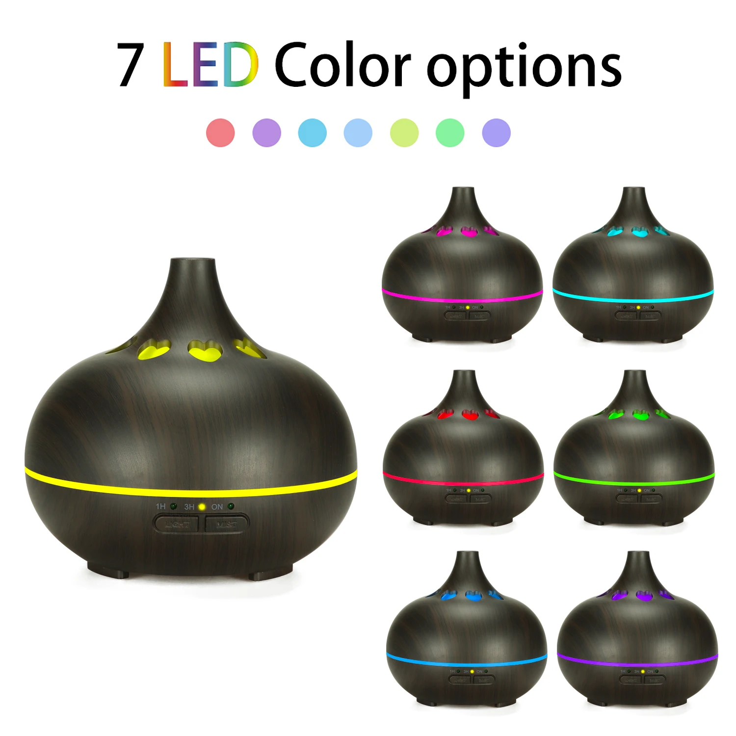 Air Humidifier Ultrasonic Essential Oil Diffuser Aroma Lamp Aromatherapy Electric 150ml Aroma Diffuser Mist Maker for Home-Wood
Air Humidifier Ultrasonic Essential Oil Diffuser Aroma Lamp Aromatherapy Electric 150ml Aroma Diffuser Mist Maker for Home-Wood