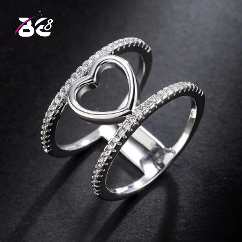 Be 8 Elegant Ring for Women Engagement Wedding Female Love Heart Shaped Rings Jewelry Luxury Design Anillos Mujer R124
Be 8 Elegant Ring for Women Engagement Wedding Female Love Heart Shaped Rings Jewelry Luxury Design Anillos Mujer R124