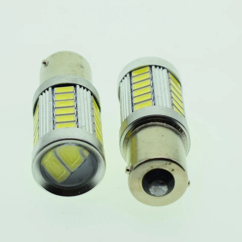 10 шт. 21/5 Вт 1157 BAY15D 1156 BA15S 5630 33 SMD Светодиодный автомобильный тормозной светильник s