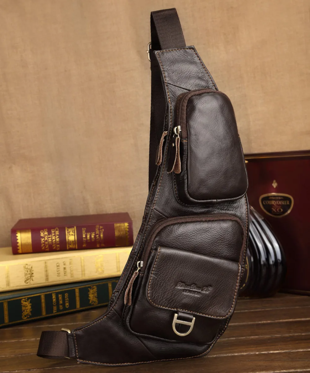 100% Genuine Leather Messenger Shoulder Cross Body Bag Real Cowhide Vintage Men High Quality Sling Rucksack Chest Back Pack
100% Genuine Leather Messenger Shoulder Cross Body Bag Real Cowhide Vintage Men High Quality Sling Rucksack Chest Back Pack