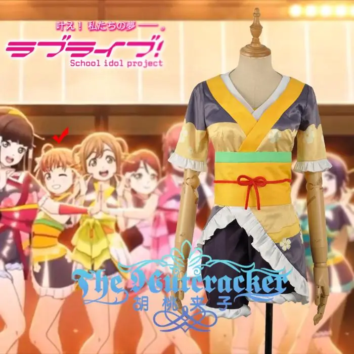 Anime! Lovelive Aqours Takami Chika MY Dance TONIGHT Lovely Uniform Cosplay Costume Stage Performance Kimono Free Shipping
Anime! Lovelive Aqours Takami Chika MY Dance TONIGHT Lovely Uniform Cosplay Costume Stage Performance Kimono Free Shipping