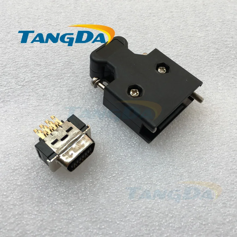 Серводвигатель Tangda SCSI HPCN Позолоченный разъем с наружной головкой 14p 14Pin 14 core A. |
