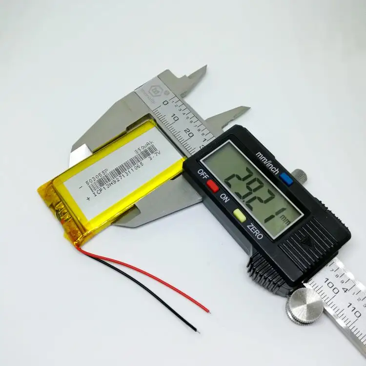 GPS navigator built-in battery 3.7V polymer lithium battery 503055 traffic recorder general rechargeable MP5
GPS navigator built-in battery 3.7V polymer lithium battery 503055 traffic recorder general rechargeable MP5
