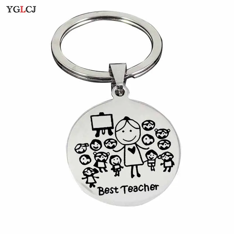 YGLCJ Stainless Steel Keychain Teacher Thanksgiving Gift Teacher'S Day Teacher Stainless Steel Jewelry Student Send Teacher Gift
YGLCJ Stainless Steel Keychain Teacher Thanksgiving Gift Teacher'S Day Teacher Stainless Steel Jewelry Student Send Teacher Gift