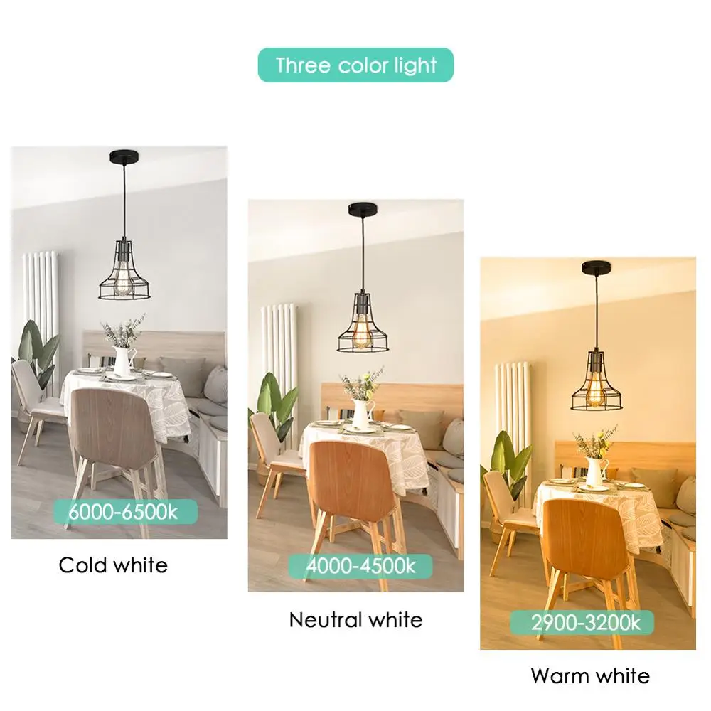 Modern Black Pendant Light Iron Hanging Cage Vintage Led Lamp E27 Industrial Loft Retro Dining Room Restaurant Bar Counter
Modern Black Pendant Light Iron Hanging Cage Vintage Led Lamp E27 Industrial Loft Retro Dining Room Restaurant Bar Counter