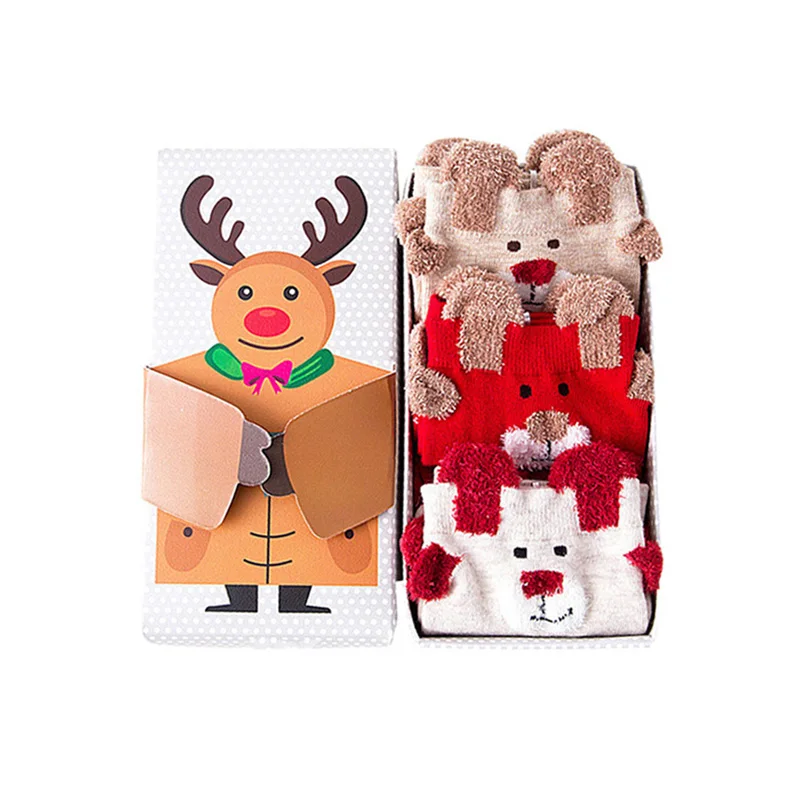 3pairs/box Women Socks Cute Cartoon Christmas Santa Claus Elk Funny Women Socks Winter Warm Cotton Meias New Year Christmas Gift
3pairs/box Women Socks Cute Cartoon Christmas Santa Claus Elk Funny Women Socks Winter Warm Cotton Meias New Year Christmas Gift