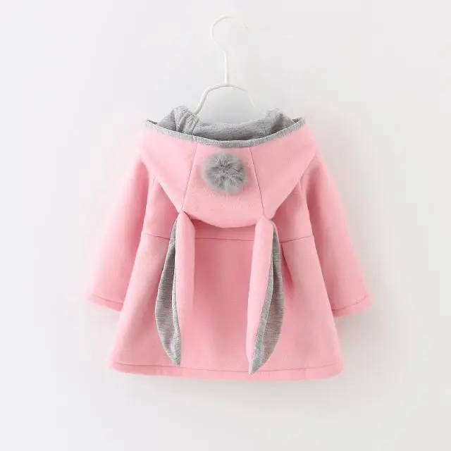 New Hot Autumn Winter Warm Kid Girls Coats Cute Cartoon Rabbit Ear Hooded Long Sleeve Children Outerwear Kids Jackets Coats
New Hot Autumn Winter Warm Kid Girls Coats Cute Cartoon Rabbit Ear Hooded Long Sleeve Children Outerwear Kids Jackets Coats