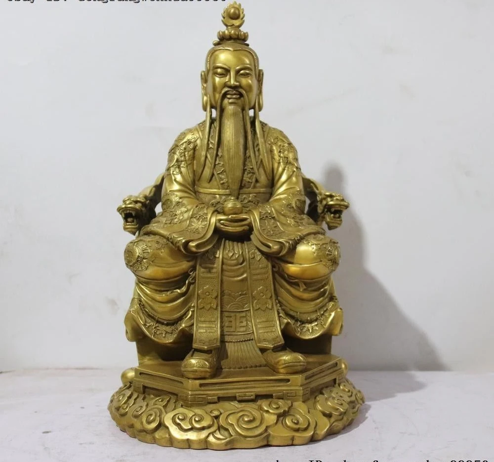 Chinese Exquisite Craftwork Brass Famous Taoism Tai Shang Lao Jun Buddha Statue
Chinese Exquisite Craftwork Brass Famous Taoism Tai Shang Lao Jun Buddha Statue