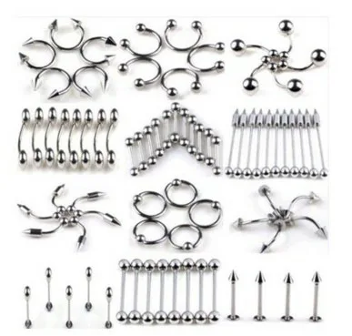 60pcs mix lots tongue ring eyebrow lip labret barbell ring body piercing jewelry fashion belly button rings wholesale price
60pcs mix lots tongue ring eyebrow lip labret barbell ring body piercing jewelry fashion belly button rings wholesale price