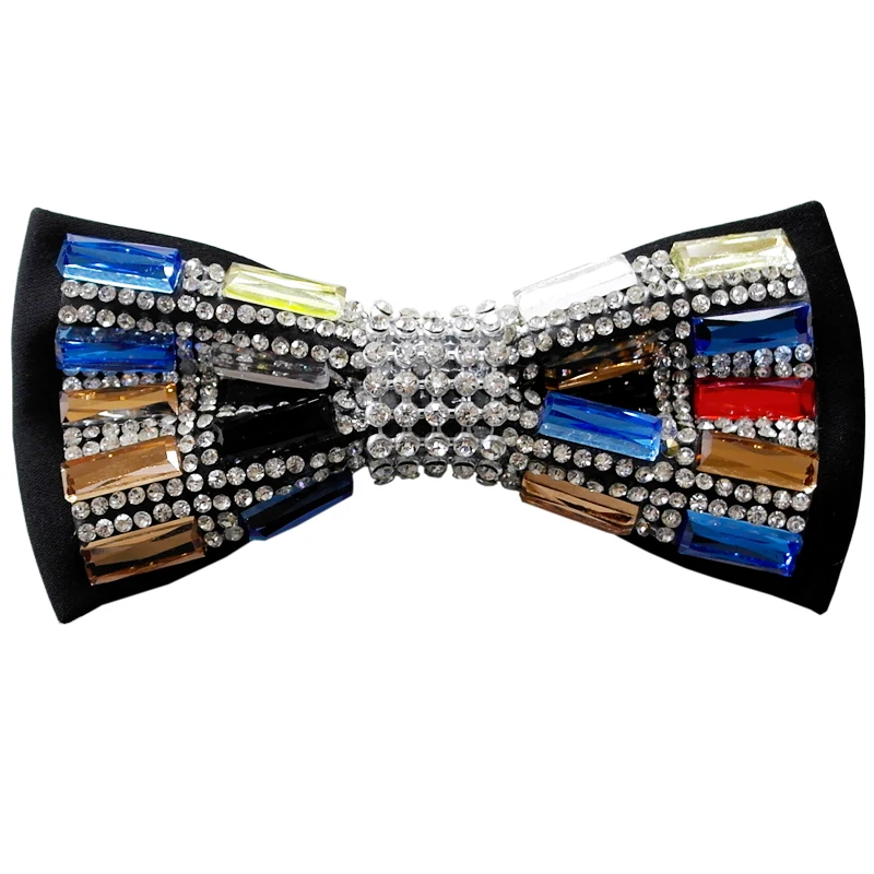New Free Shipping FASHION male Men's colorful diamond wedding groom collar tie stage master of ceremonies diamond bow Headdress
New Free Shipping FASHION male Men's colorful diamond wedding groom collar tie stage master of ceremonies diamond bow Headdress