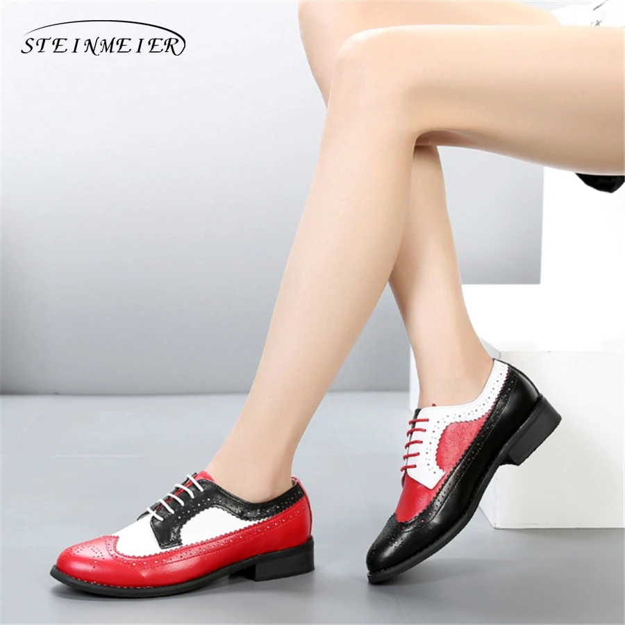 Genuine cow leather brogue casual designer vintage lady flats shoes handmade oxford shoes for women black red white 2020 spring
Genuine cow leather brogue casual designer vintage lady flats shoes handmade oxford shoes for women black red white 2020 spring