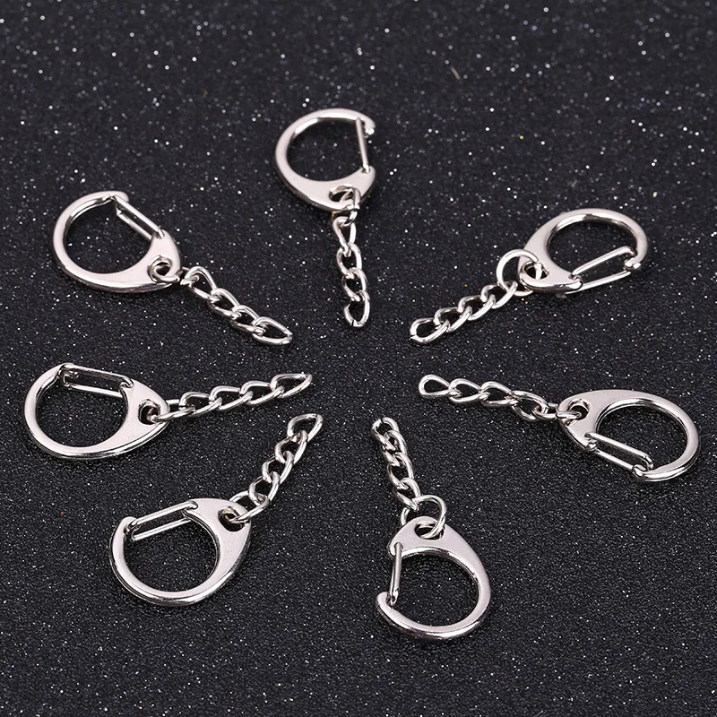 Fashion D Shape Clasp Key Chain Ring For DIY Jewelry Making Accessories Bag Car Charms Trinket Toy Keychain Parts
Fashion D Shape Clasp Key Chain Ring For DIY Jewelry Making Accessories Bag Car Charms Trinket Toy Keychain Parts