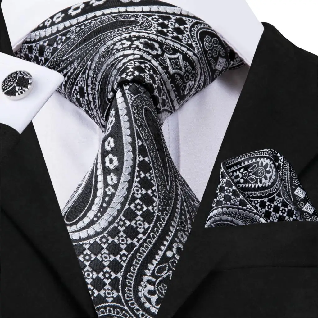 Hi-Tie роскошный Шелковый Галстук Пейсли мужской Официальный черный галстук Карманный квадратный комплект запонок мужские модные деловые га...
Hi-Tie роскошный Шелковый Галстук Пейсли мужской Официальный черный галстук Карманный квадратный комплект запонок мужские модные деловые га...