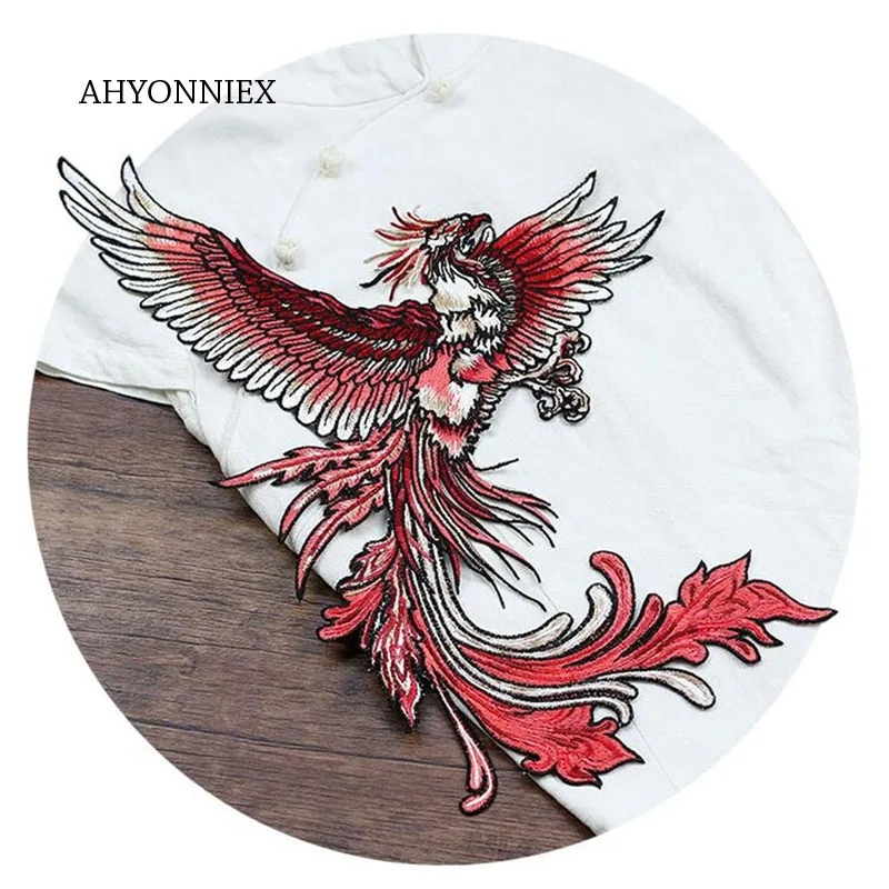 1 PCS Large Size Phoenix Embroidered Patch Sew On Garment Appliques Patches for Men Clothes Cheongsam Wedding Dress Accessory
1 PCS Large Size Phoenix Embroidered Patch Sew On Garment Appliques Patches for Men Clothes Cheongsam Wedding Dress Accessory