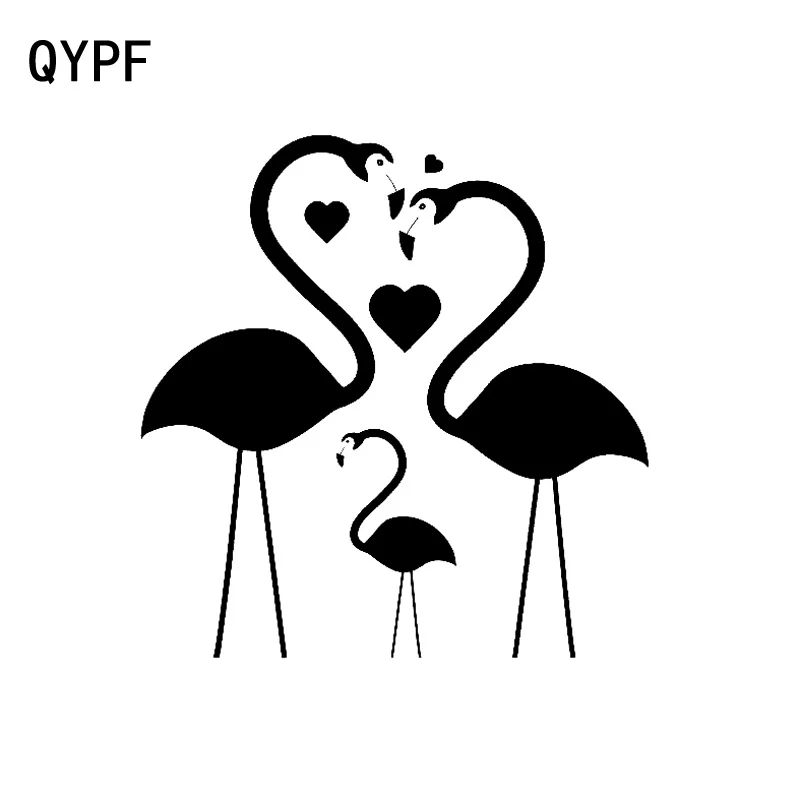 QYPF, 14,1 см * 14,5 см, мультяшный фламинго, семья любви, Высококачественная наклейка на машину, черная/серебряная виниловая фотография
QYPF, 14,1 см * 14,5 см, мультяшный фламинго, семья любви, Высококачественная наклейка на машину, черная/серебряная виниловая фотография