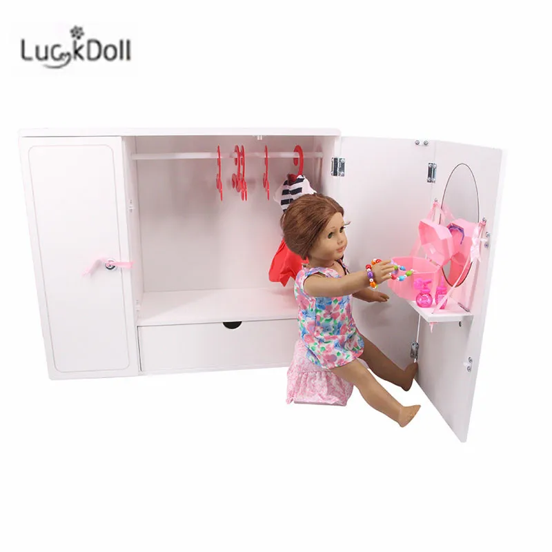 Новинка 2019 2 миниатюрных милых сундука-сокровища LUCKDOLL для кукол размером 18 или 43