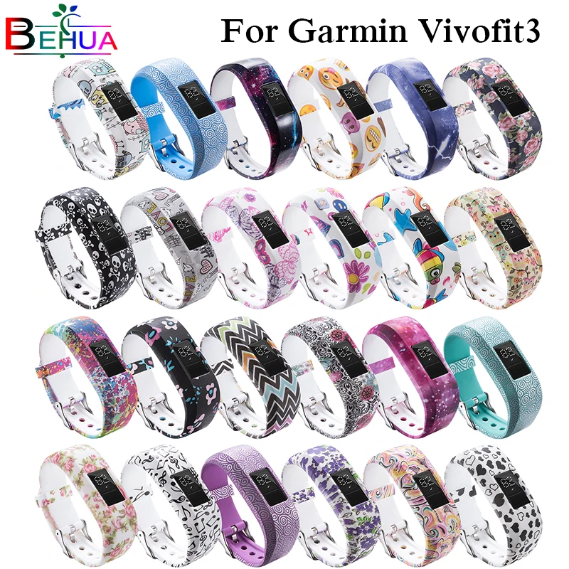 

Colorful Watchband Wrist Strap for Garmin Vivofit3 JR / JR2 Silicone Band wristband for Garmin Vivofit 3 Bracelet Sport Straps