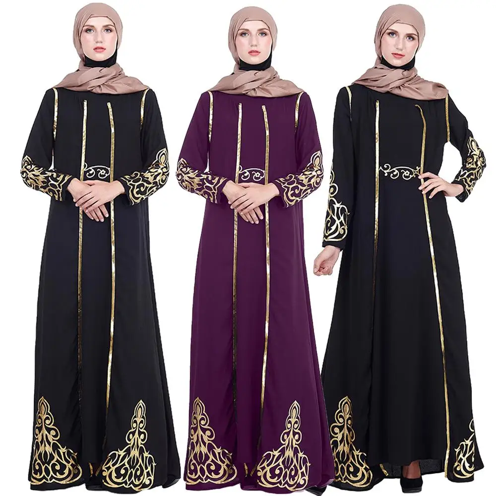 2PCS Elegant Muslim Maxi Dress Hot Stamping Abaya Kaftan Turkish Jilbab Female Muslim Islamic Long Robe Clothing Dubai Suit New
2PCS Elegant Muslim Maxi Dress Hot Stamping Abaya Kaftan Turkish Jilbab Female Muslim Islamic Long Robe Clothing Dubai Suit New