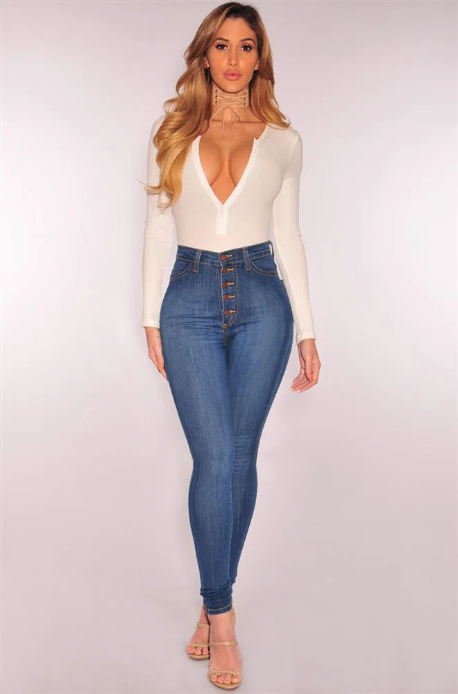 Sexy Single breasted High Wasited Denim Jeans Woman 2019 Fashion Dark/Light Blue Mujer Pencil Jean Pants Streetwear Ladies S-3XL
Sexy Single breasted High Wasited Denim Jeans Woman 2019 Fashion Dark/Light Blue Mujer Pencil Jean Pants Streetwear Ladies S-3XL