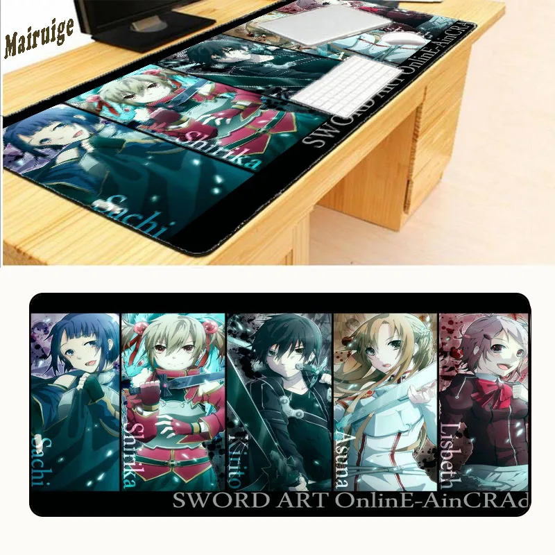 Mairuige Free Shipping 90x40cm Japan Anime Gamer Gaming Mouse Pad Keyboard Mat for Boy Indoorsman Shino Sword Art Online Kirito
Mairuige Free Shipping 90x40cm Japan Anime Gamer Gaming Mouse Pad Keyboard Mat for Boy Indoorsman Shino Sword Art Online Kirito
