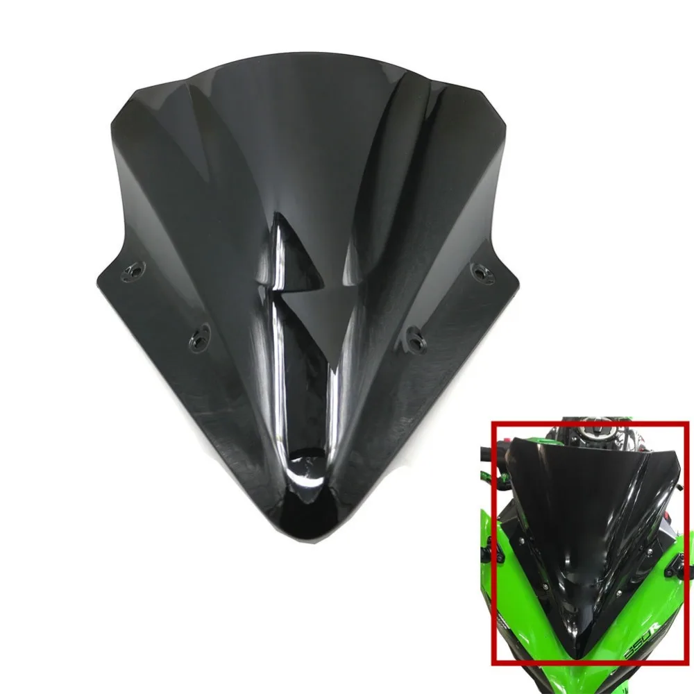 2017 2018 2019 для KAWASAKI Ninja 650 ER-6F мотоциклетный ветровой экран воздушный поток ветровое стекло передние ветровые дефлекторы черные
2017 2018 2019 для KAWASAKI Ninja 650 ER-6F мотоциклетный ветровой экран воздушный поток ветровое стекло передние ветровые дефлекторы черные