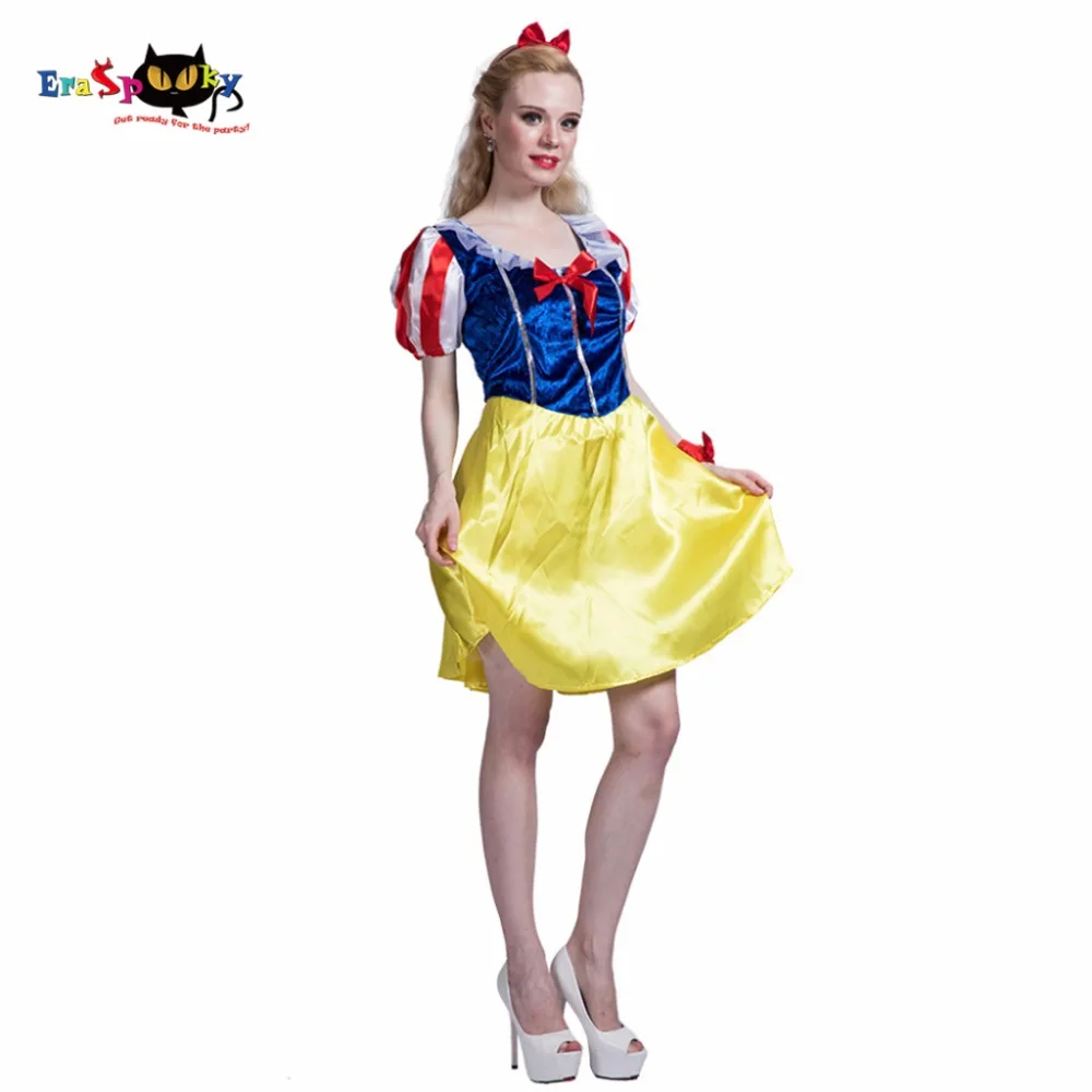 Fairytale Snow White Princess Cosplay Halloween Costume For Women Birthday Christmas Performance Carnival Party Fancy Dress
Fairytale Snow White Princess Cosplay Halloween Costume For Women Birthday Christmas Performance Carnival Party Fancy Dress