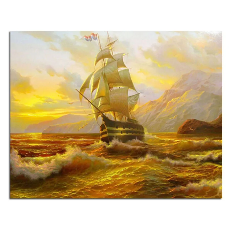 Yellow sailboat 60x48cm Full drill diamond embroidery 3d diamond cross stitch fashion diamond mosaic pictures of rhinestones
Yellow sailboat 60x48cm Full drill diamond embroidery 3d diamond cross stitch fashion diamond mosaic pictures of rhinestones
