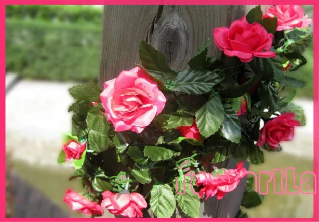 fake artificial Rose flower vines artificial flower rattails for wedding decoration 48 flowers
fake artificial Rose flower vines artificial flower rattails for wedding decoration 48 flowers