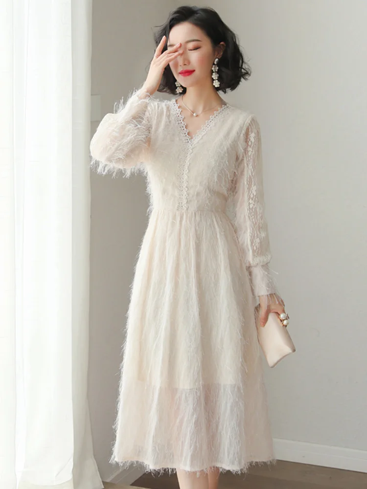 Little Dresses Summer V-neck 2020 New Women's Spring French Minority Dresses with Very Fair Lace in Autumn and
Little Dresses Summer V-neck 2020 New Women's Spring French Minority Dresses with Very Fair Lace in Autumn and