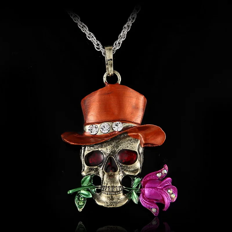 Skull Necklace Skeleton Skull Jewelry Vintage Retro Charm Pendant Fashion Jewelry wholesale charms Lovely Skull skeleton Pendant
Skull Necklace Skeleton Skull Jewelry Vintage Retro Charm Pendant Fashion Jewelry wholesale charms Lovely Skull skeleton Pendant