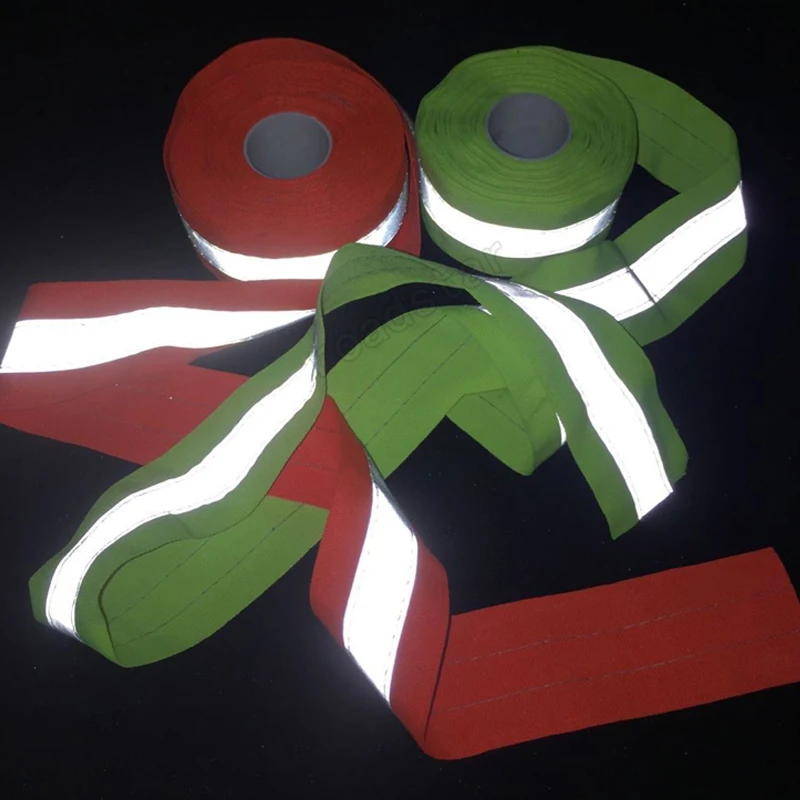50mmX5m Fluorescent yellow&Fluorescent Orange Reflective Fabric Tape Sew On safe clothing
50mmX5m Fluorescent yellow&Fluorescent Orange Reflective Fabric Tape Sew On safe clothing
